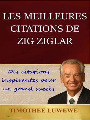 cover image of Les meilleures citations de Zig Ziglar